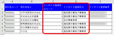 20230728_《日常業務》適格請求書発行事業者と免税事業者等の区分け（インボイス登録区分）をチェックする_008_取引先データ作成_Excelファイル_AR.png