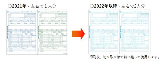 給与支払報告書（個人別明細書）のプレビューで左右に２名表示される_001_サプライ単票.png