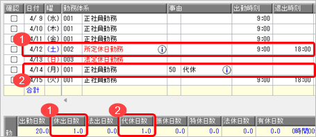 20250701_休日出勤した場合は、代休を付与したい_003_タイムカード入力.png